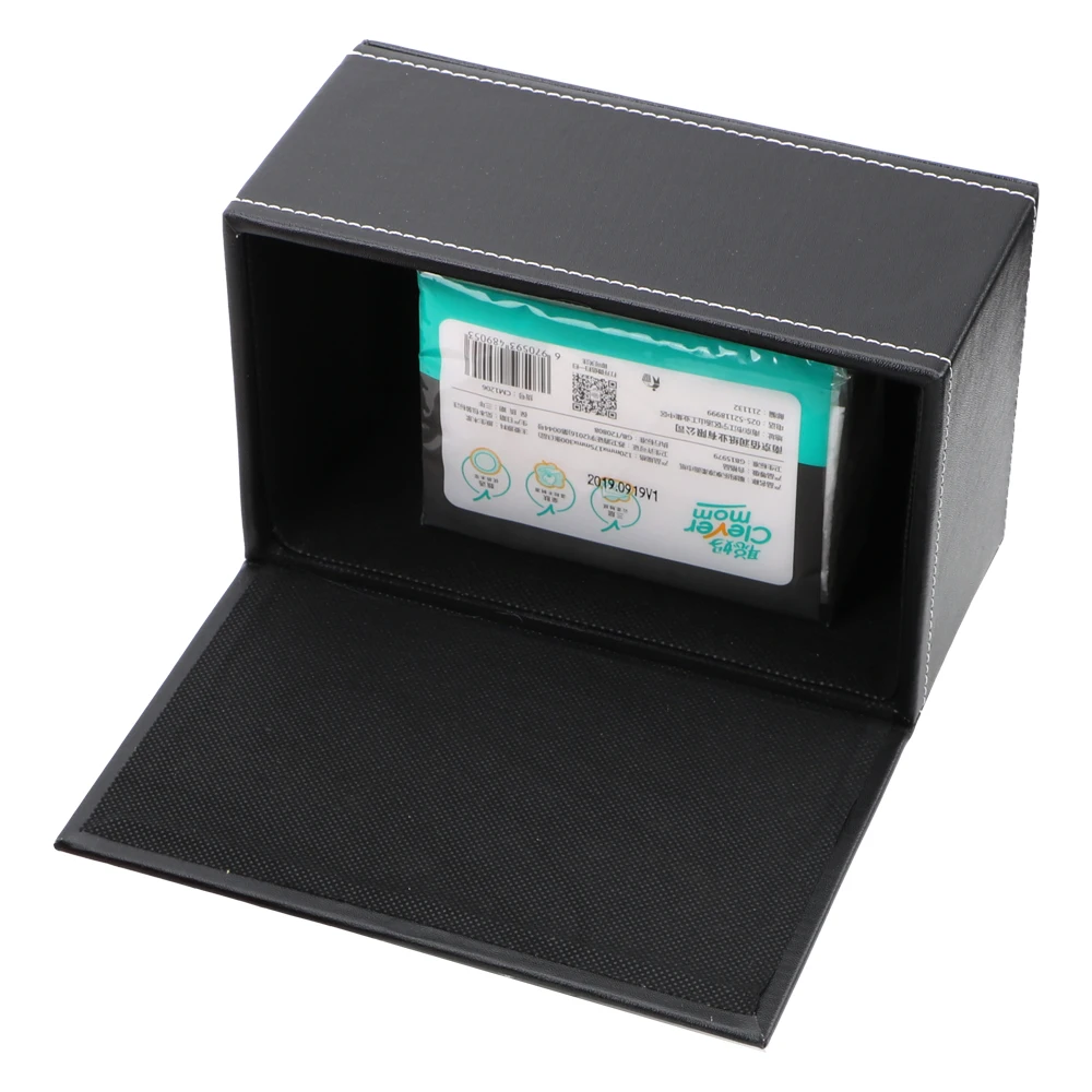 Home Kitchen Organization Home Supplies PU Leather Tissue Box Rectangular Tissue Paper Napkin Box Paper Holder Anti-moisture 3
