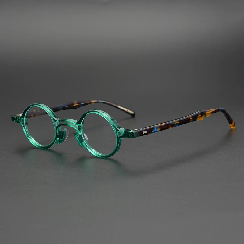 

Acetate Vintage Eyeglasses Frames Men Retro Small Round Glasses Women Optical Myopia Prescription Frame Clear Eyewear Man Oculos