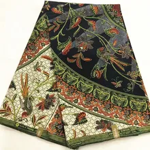 Африканская ткань java восковая печатная ткань Африканская восковая печатная Ткань 6 ярдов хлопок Анкара ткань нигерийский воск для платья LJ-A13