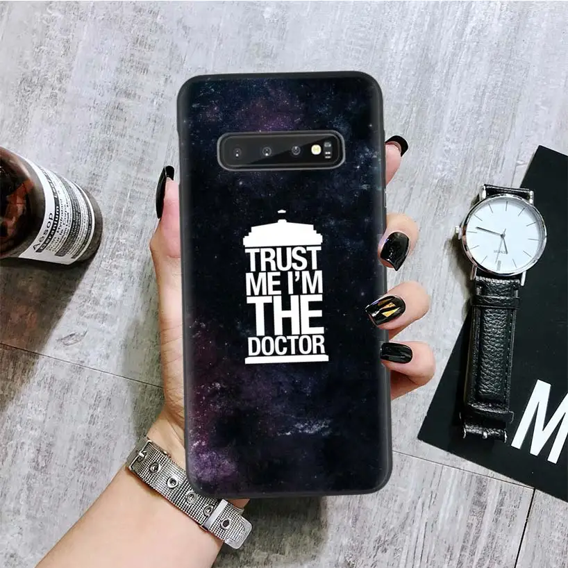 Доктор Кто черная крышка чехол для телефона для samsung Galaxy A50S A10S A20S A10 A20E A30 A40 A50 A70 M40 M30S A80 корпус под плетенную сумку - Цвет: BA039-3
