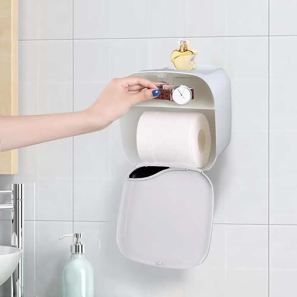 Тканевая коробка крышка влажная коробка для салфеток Ванная комната Водонепроницаемый держатель туалетной бумаги настенная салфетница коробка хранилище для туалетной бумаги коробка салфетка