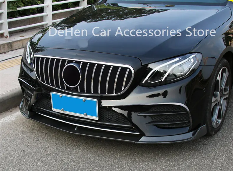 Решетка решетки переднего бампера GTR стиль для Benz C Class(+) W205 C180 C200 C300 без логотипа центра стайлинга автомобилей