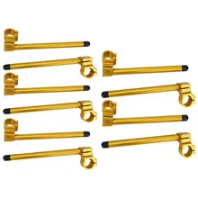 Motocicleta Универсальный алюминиевый Золотой руль для мотоцикла Модифицированная разделительная ручка аксессуар для мотоциклов aksesuarlari