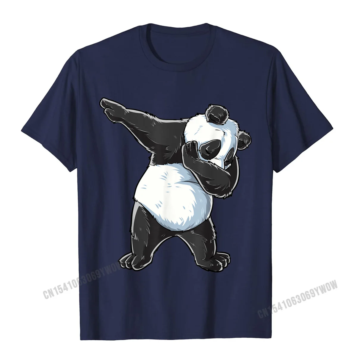 Gift Normal Tees for Men 2021 Hot Sale ostern Day Crewneck 100% Cotton Short Sleeve T-shirts Funny Clothing Shirt Dabbing Panda Bear Funny Girls Kids Boys Gifts Dab Dance T-Shirt__877 navy