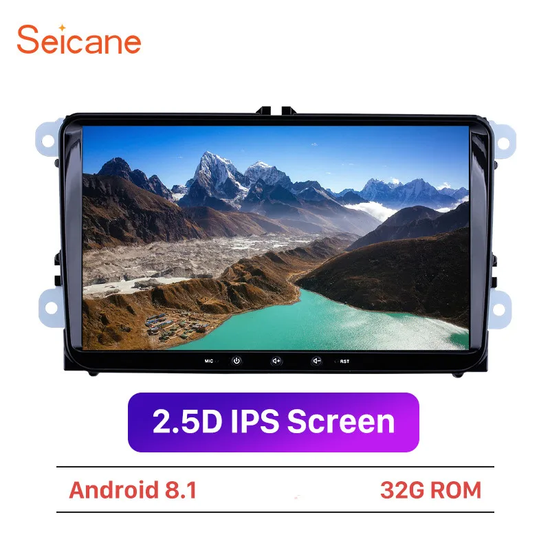 Автомобильный мультимедийный плеер Seicane Android 9 1 для