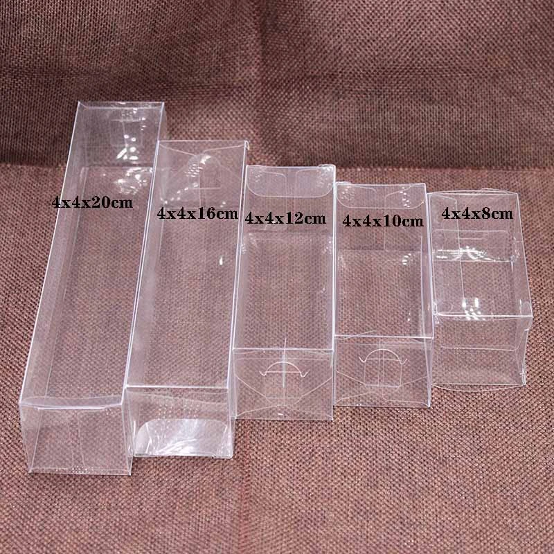 4x4xhigh Clear Pvc Gifts Boxes Package Wedding Christmas Favor Candy Apple Gift Candle Dry Gift Display Box Gift Bags Wrapping Supplies Aliexpress
