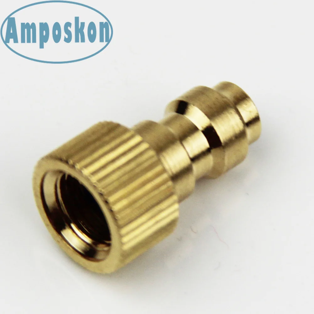 

2 PCS New Hot Paintball Airsoft PCP Connection Hex 8MM Brass Quick Connect Male Dust Plug /American Air Nozzle Accessories Shoot