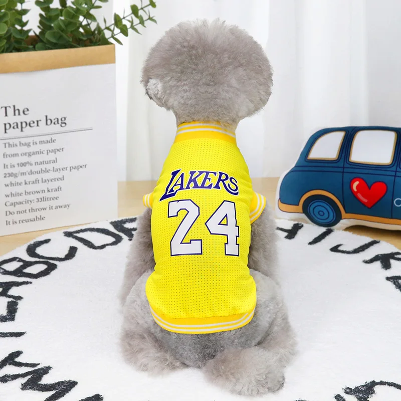 Pet Dog Clothes Vest Basketball Jersey Summer Clothes For Dogs Puppy T-shirt  Breathable Mesh Dog Vest Summer Clothes S-2XL - AliExpress