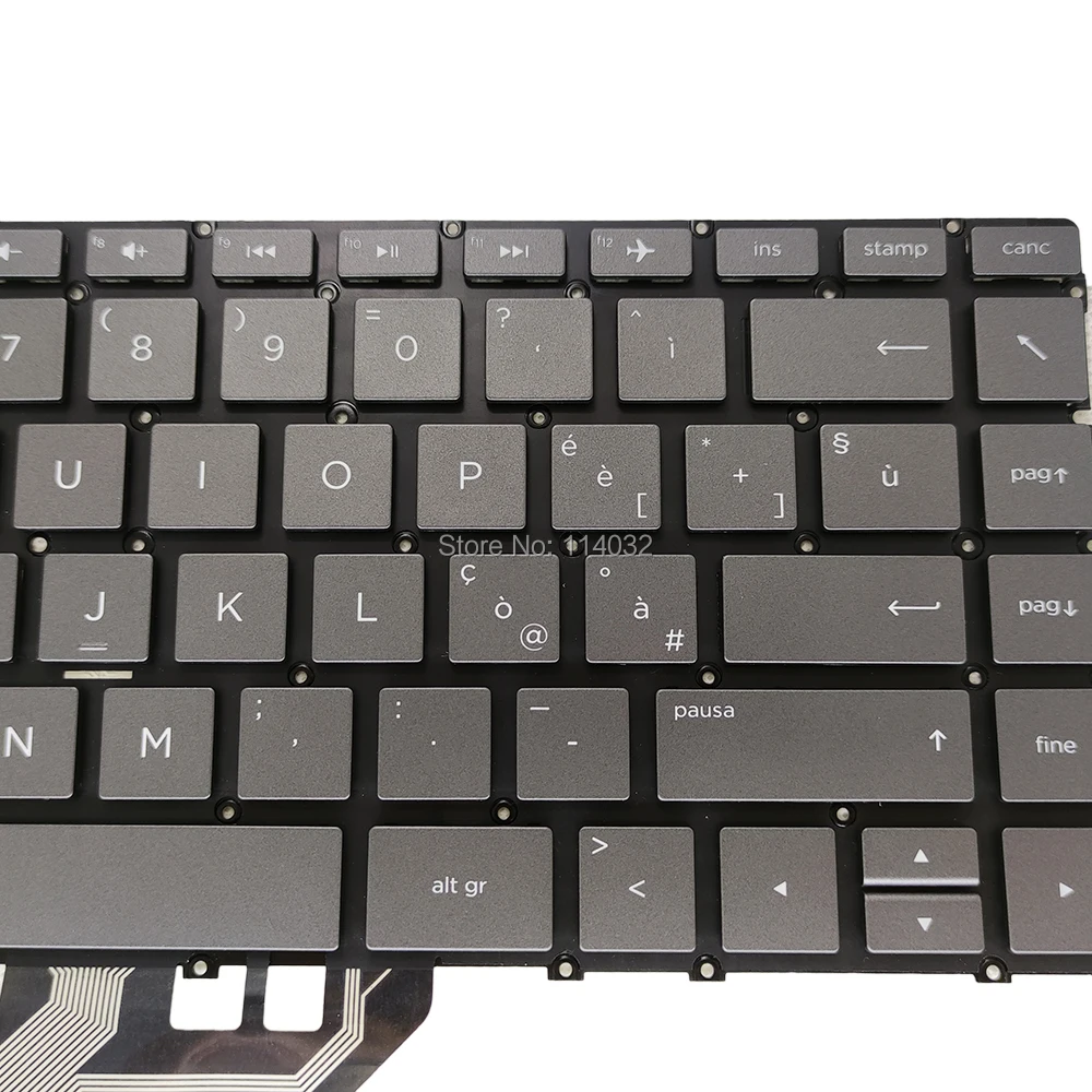 Teclado Retroiluminado para Laptop para hp Spectre Eua Inglês it Italiano hp Spectre X360 13w 13-aw Ae000 13-w030 W010 13-ad000 13-ad 9z.necbq.20e - Imagem 3