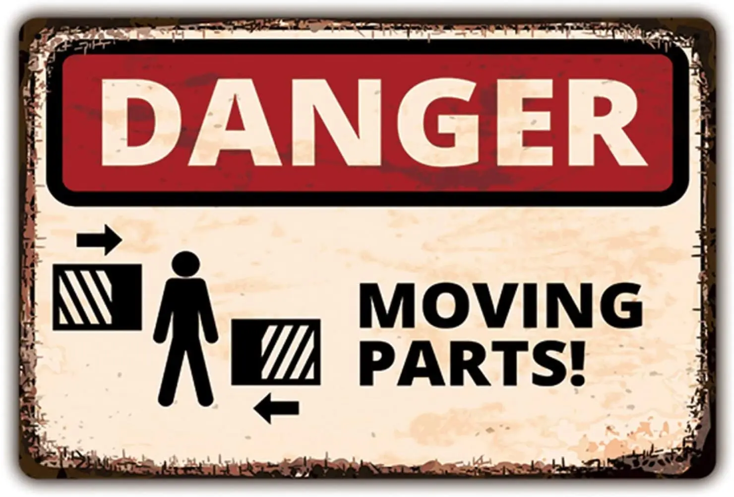 

Zyalex Vintage Poster Retro Metal Tin Signs Wall Beware Warning Plaques 20x30cm RE2877-141
