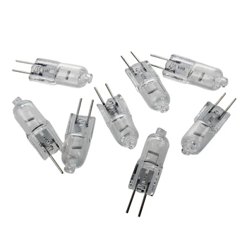 

12V 20W Halogen Bulb Warm White Light Lamp Bi-Pin Base 8 Pcs