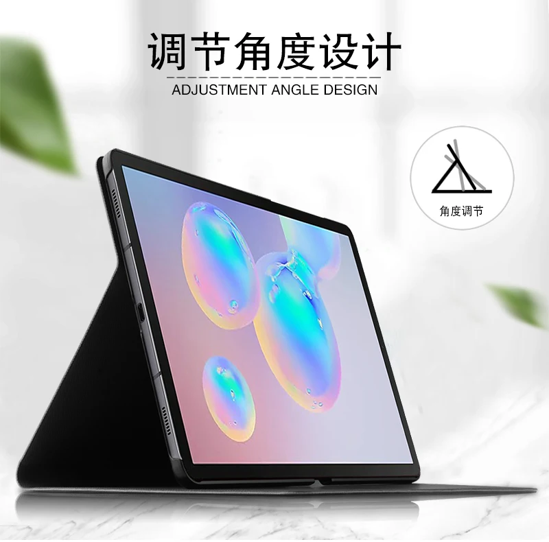 Чехол-подставка из искусственной кожи для samsung Galaxy Tab S6 10,5 SM T860 SM-T860 SM-T865 10,", защитный чехол для планшета, чехол