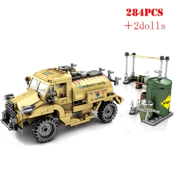 

World War 2 Military Vehicle Tank Truck Building Blocks Technic Army ww2 Soviet Figures Weapon Bricks Children Educational Toys