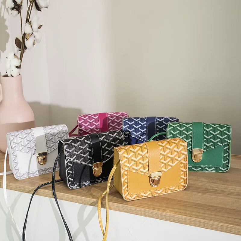 

Dog Pattern Printed Square Sling Bag 2019 Winter Versatile Casual Messenger Bag Phone Coin Purse