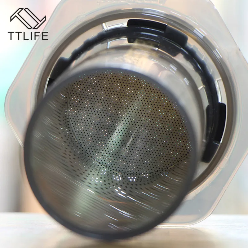 

TTLIFE New 304 Stainless Steel Coffee Filter 0.2mm Round Hole Coffee Machine Filter Tools Accessories Reusable Metal Steel Mesh