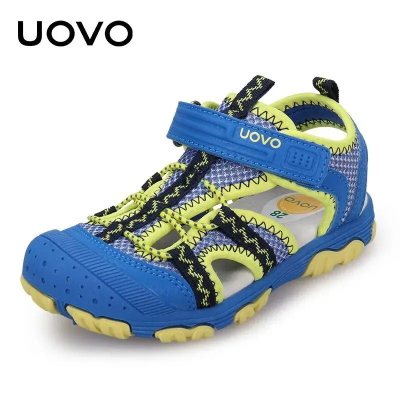 UOVO Kids Sandals Summer Sport Flat Comfortable Boys Beach closed toe Sandals Children Toddler Little Children Shoes