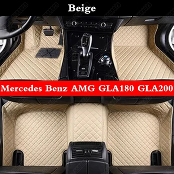 

Personalized Car Floor Mats for Mercedes Benz GLA45 AMG GLA180 GLA200 GLA250 Custom Made SUV Foot Mat Auto Carpet Cover Pad Rugs