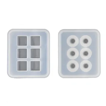 

Silicone Mold for jewelry 16mm Cube ball beads 6 compartment Resin Silicone Mould handmade DIY epoxy resin molds