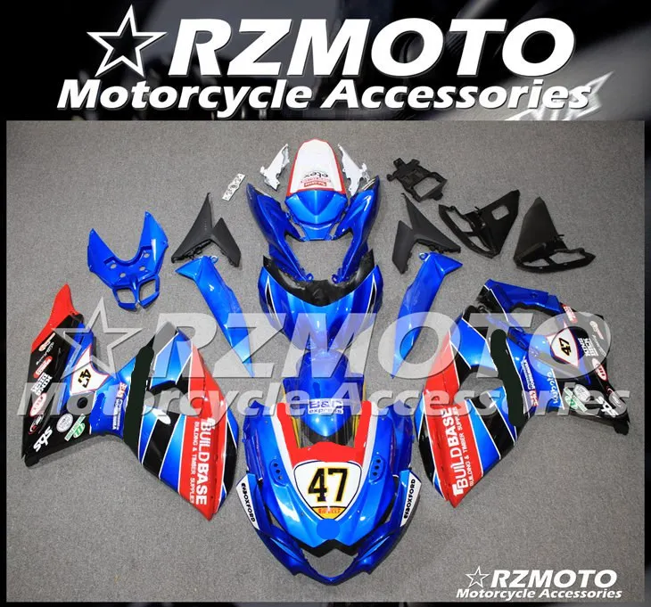 Мотоциклетный обтекатель abs комплект для Suzuki GSXR1000 K9 L2 2009- год корпусные детали moldStore № 0593 - Цвет: All sorts of color