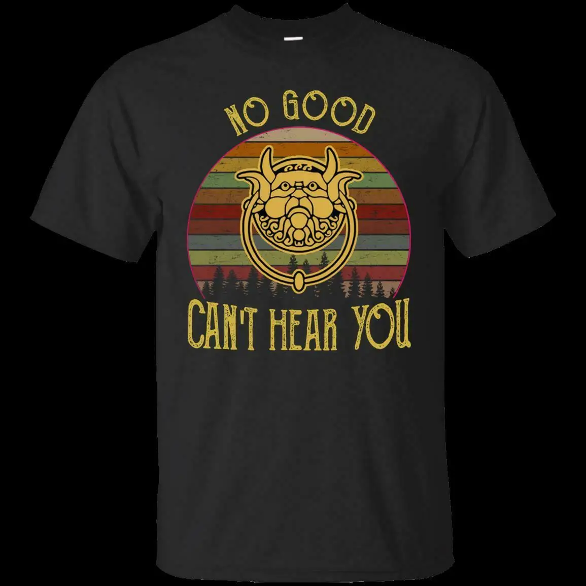 Labyrinth No Good Can't Hear You Vintage Retro Men's T-Shirt Black Tee S 6XLCool Casual pride t shirt men Unisex Fashion tshirt |