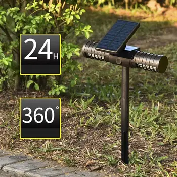 

1Pc Solar Mosquito Killer Lamp Outdoor Waterproof Lawn Lamp Garden Mosquito Killer Lamp