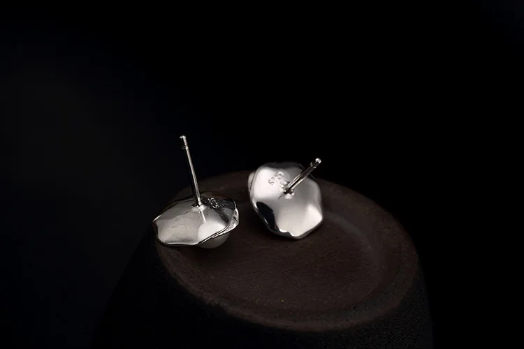Серьги с настоящим жемчугом, 925 пробы, серебряные серьги-гвоздики, модные, для женщин, подарок, вечерние, с белым жемчугом, хорошее ювелирное изделие