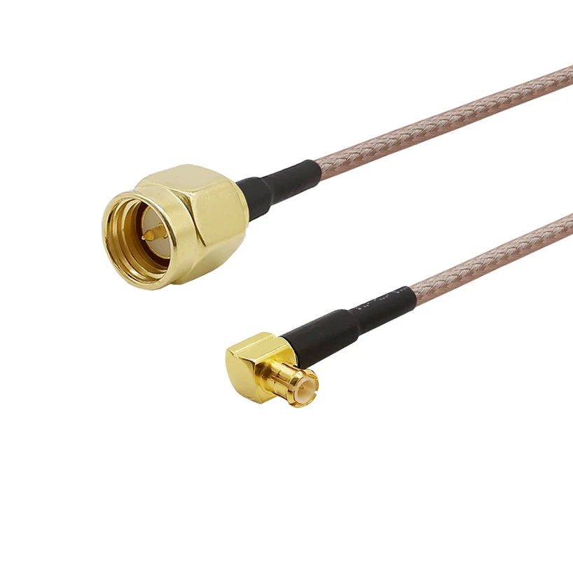 1 шт. штекер SMA к штекеру MCX прямоугольный L-образный RG316 RG178 кабели RF коаксиальный
