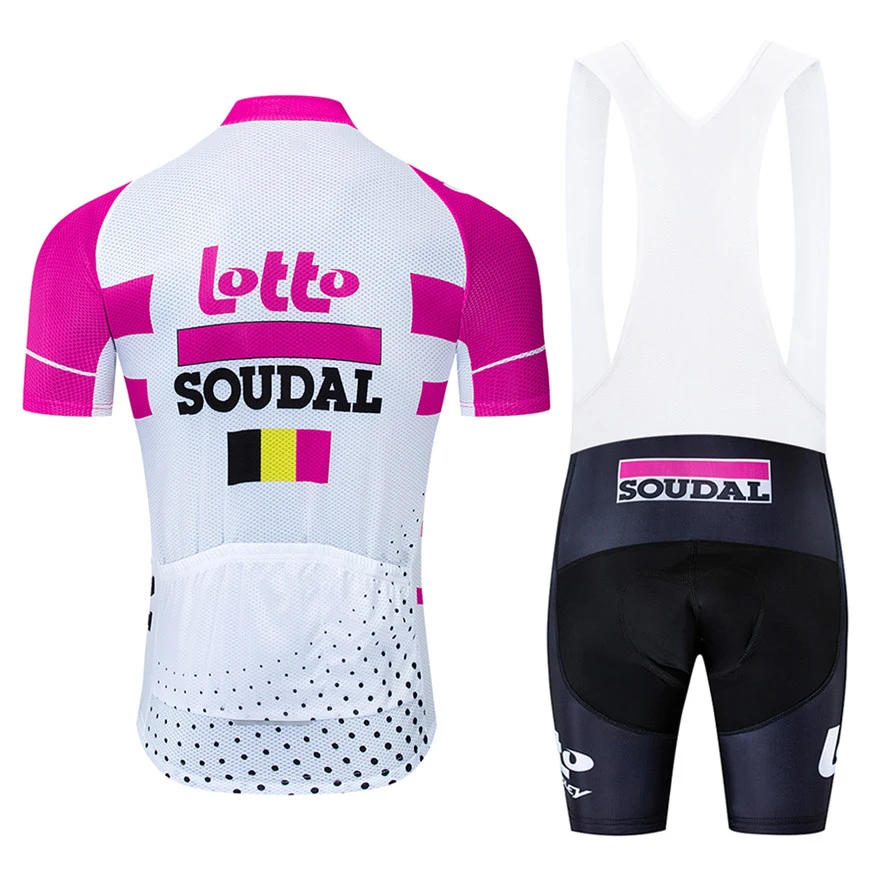 Pro team Lotto флуоресцентный зеленый цикл JUMBO 9D broek Мужской комплект велосипедной одежды шорты для велосипедистов MTB Ropa Ciclismo hombre Maillot