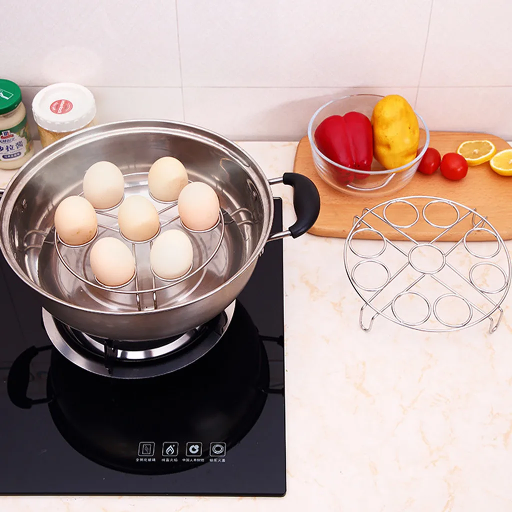 Нержавеющая сталь плита Яйцо картофель Tinsulation стойки Пароварка стенд держатель для скороварки корзина кухонный инструмент#1223