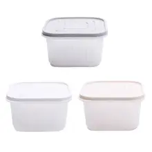 Двойной слой PP слив овощей Фрукты Контейнер Чехол еда холодильник ящик для хранения кухонные принадлежности 72XF