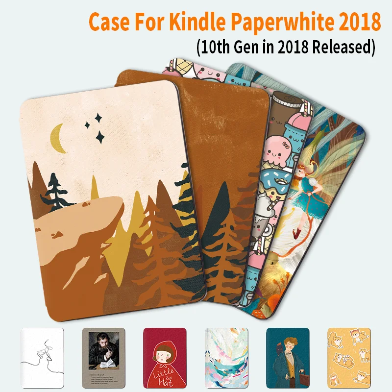 Twosep Per Kindle Paperwhite Case 6/7/10/11Th Per Il 2019 All-New Kindle 10Th 2022 11Th Cover Funda Guscio Protettivo Flip E-Book