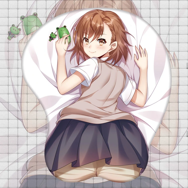 Misaka Mikoto Figure 3d Anime Girl Soft Gel Gaming Mouse Pad Mousepad Wrist Rest 5407 Gifts Man Adult Toy Action Figures Aliexpress