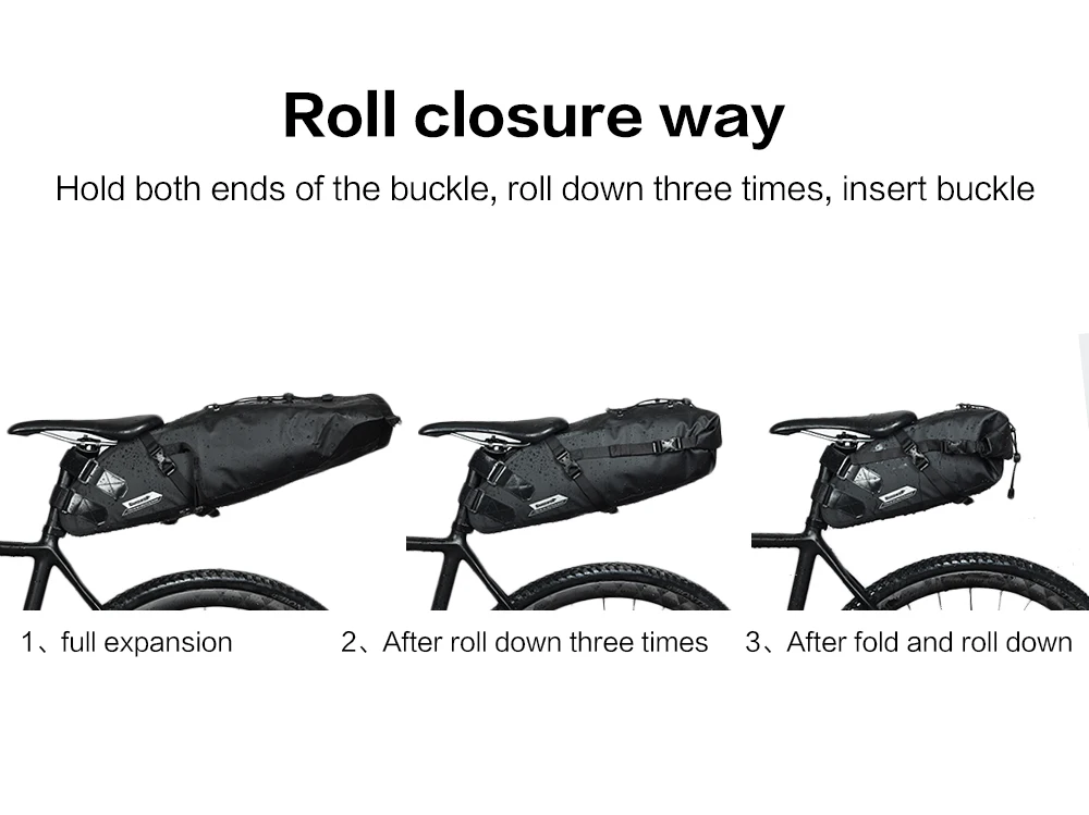 Rhinowalk RK18511 водонепроницаемая сумка для хвоста 5L/10L/13L ездовая сумка для шоссейного велосипеда