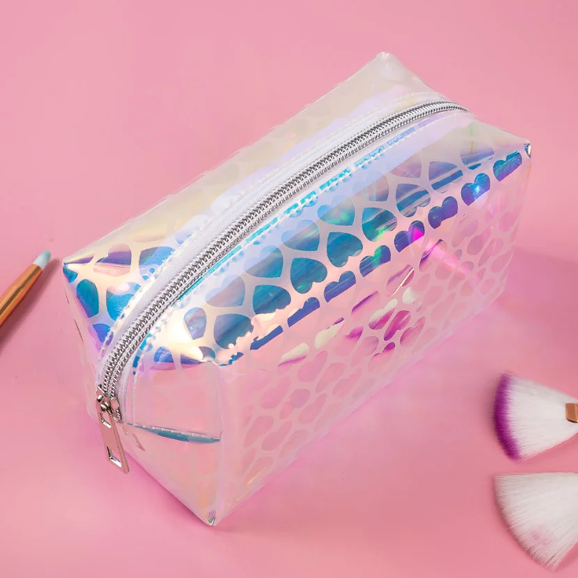 Маленькая розовая дорожная косметичка цветная яркая мини-сумка милая модная