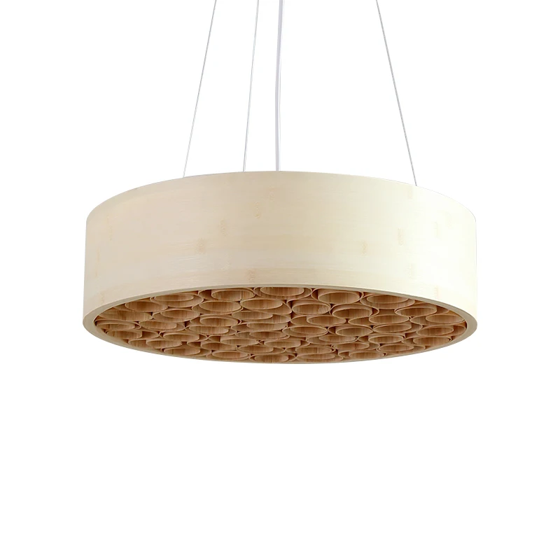 

Modern Minimalist Bamboo Pendant Lights Round. Ac 110v/220v E27 Creative Living Room Bed Room Suspension Light Rural Countryside