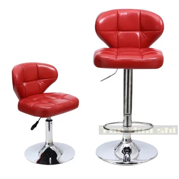 

Bar Chair Creative Modern Simple Lift Chair Domestic Backrest Nordic Bar Mobile Shop Front Desk High Stool