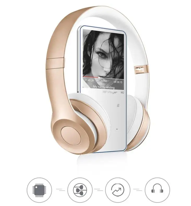 Yiwa Bluetooth Сенсорный экран MP3 MP5 плеер 8 Гб динамик HIFI Lossess портативный тонкий MP3 плеер с FM