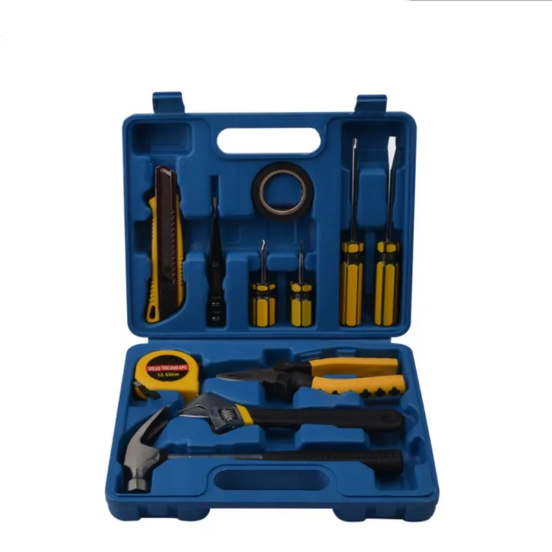 

12 Sets Of Household Maintenance Spare Multi-function Portable Toolbox Set