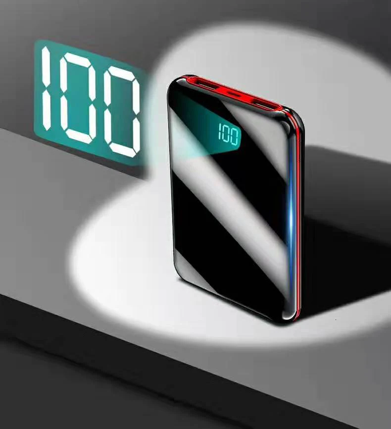 30000 мАч Внешний аккумулятор для iPhone Xiaomi samsung Внешний аккумулятор 2 USB мини внешний аккумулятор зарядное устройство для мобильного телефона