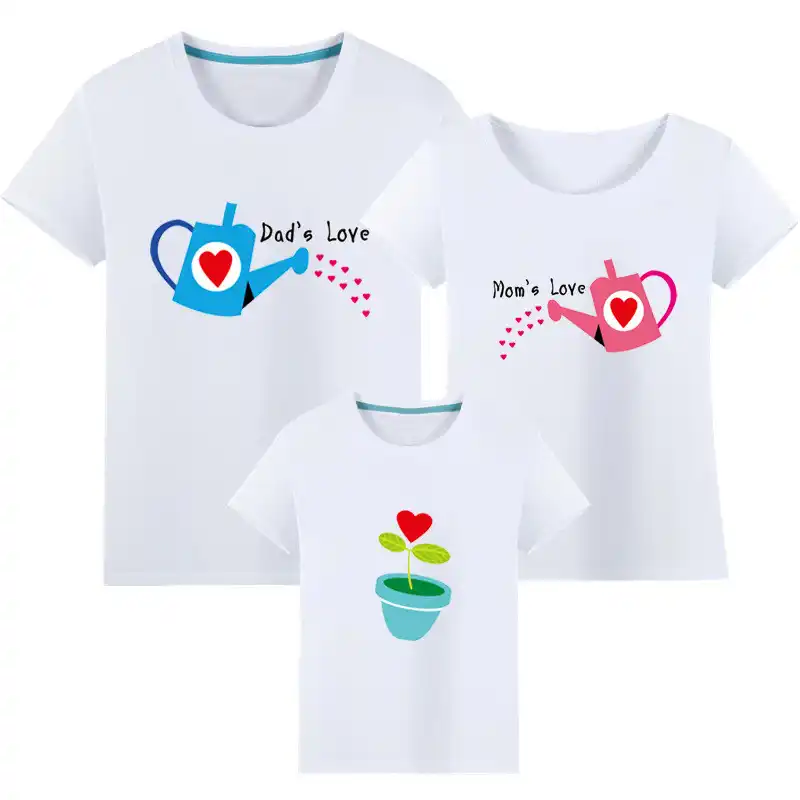 Ropa A Juego Para La Familia Camiseta De Papa Mama Y Yo Ropa Para Mama Bebe Nino Flor Padre Madre Hija Hijo Ropa Trajes Iguales De Familia Aliexpress