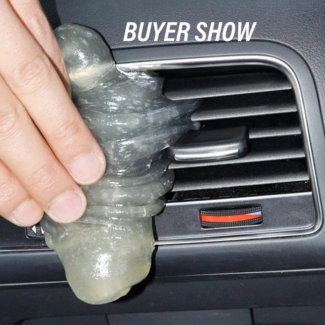 Clear Slime Magic Gel Super Dust Clean Polymer Clay Mud Plasticine Supplies Toys for Keyboard Laptop Car Interior Cleaner 6