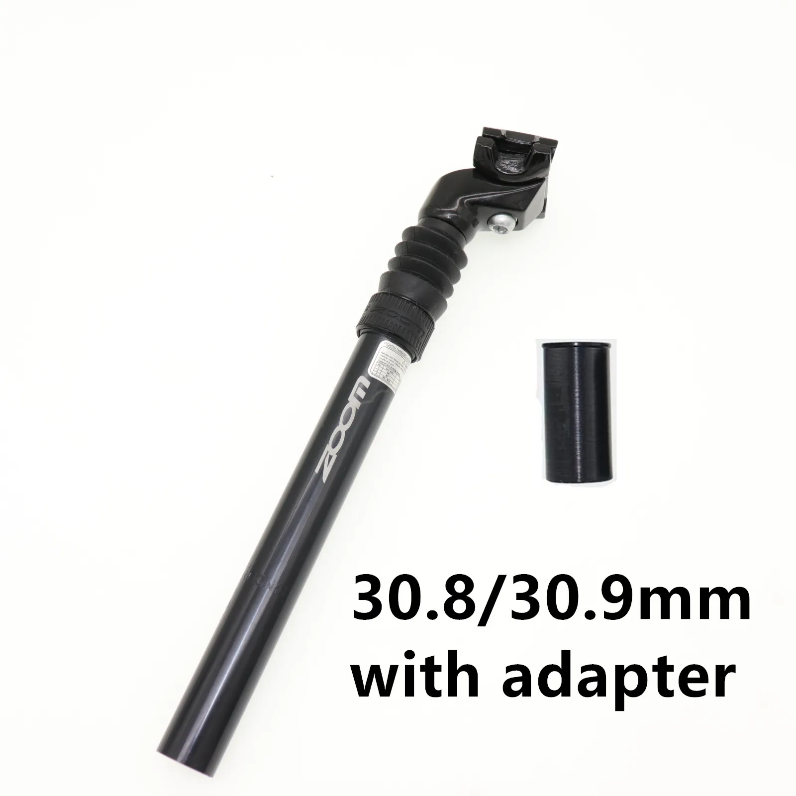 30.9x350mm black Зум шок Absober Подвеска Подседельный штырь для горного велосипеда 25,4 27,2 28,6 30,9 31,6 350 мм демпфирования MTB дорожный велосипед на подседельную трубу рамы головки велосипед подседельный штырь - Цвет: 30.9x350mm black