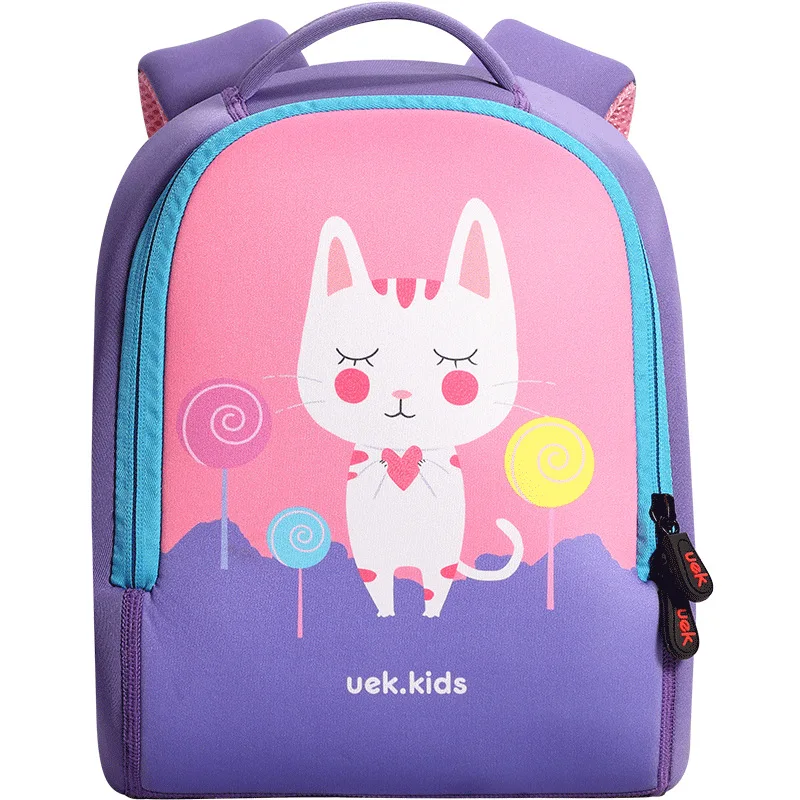 Small Pink Детский водонепроницаемый школьный рюкзак для детей от 1 до 4 лет, милый мультяшный динозавр, принт, Книжная сумка, Детские рюкзаки для дошкольников - Цвет: Small Pink