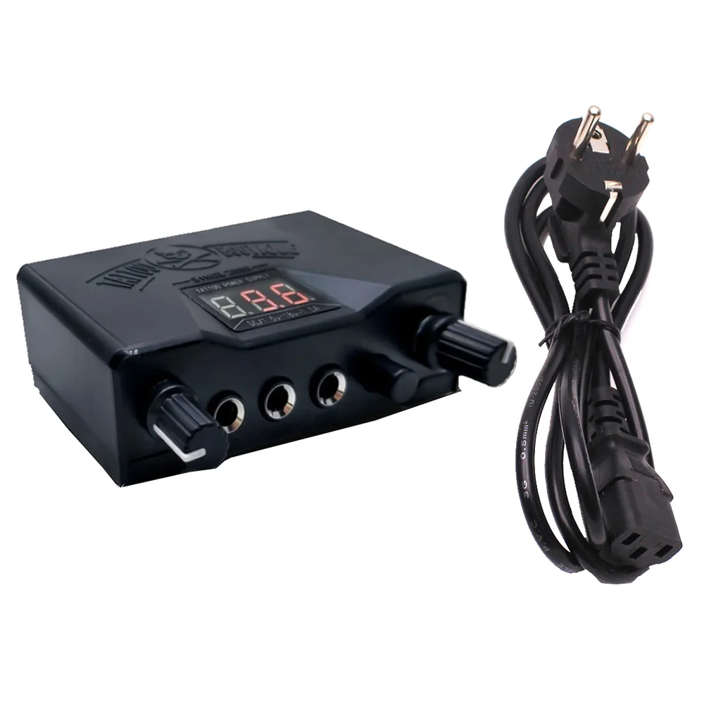 

Pro Tattoo Power Supply With LCD Display Permanent Makeup Tattoo Power Supplies For Liner Shader 3 Jacks