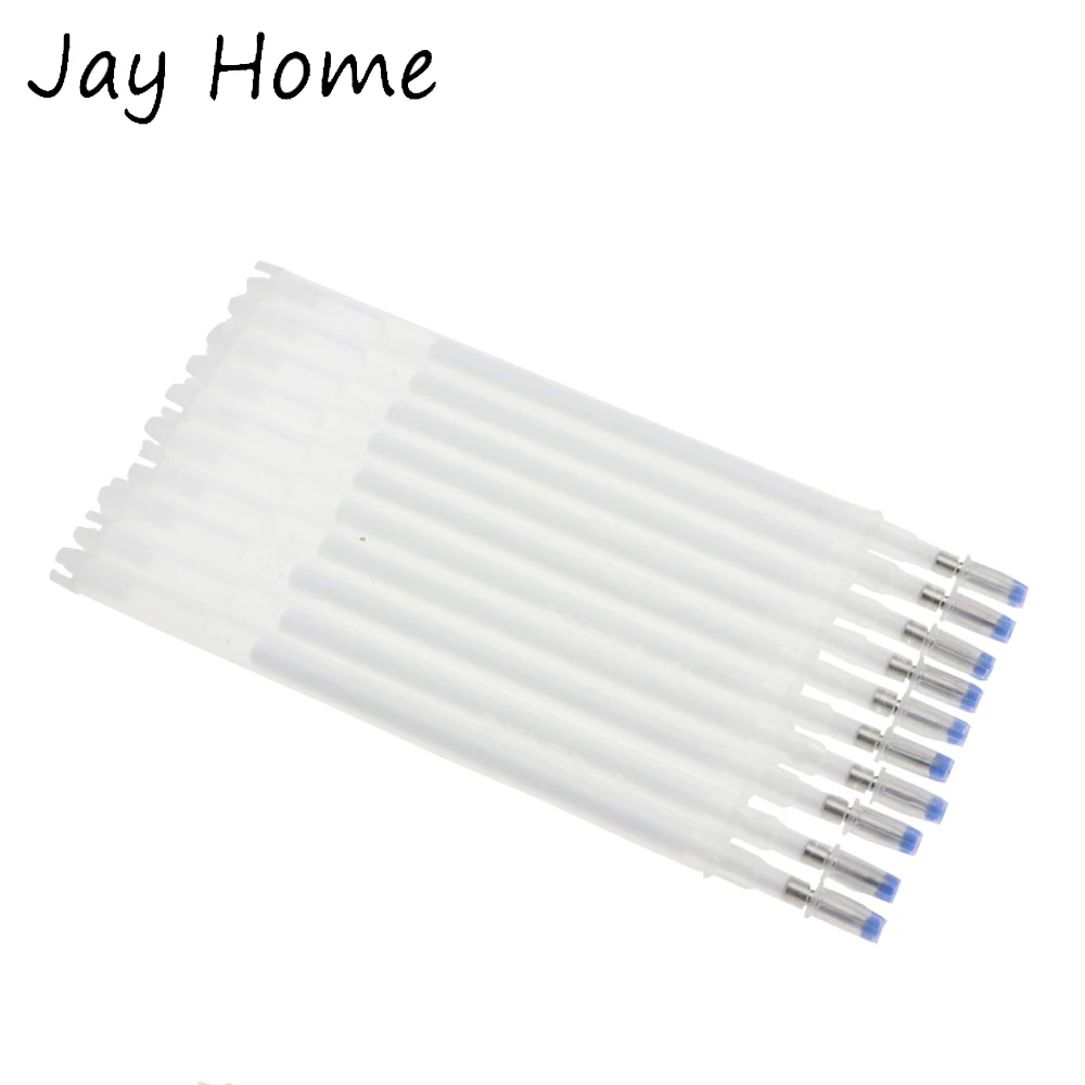 10Pcs Disappearing Ink Fabric Marker Pen Cross Stitch Temporary Marking Heat Erasable Pen for Fabric Dressmaking Sewing Tools