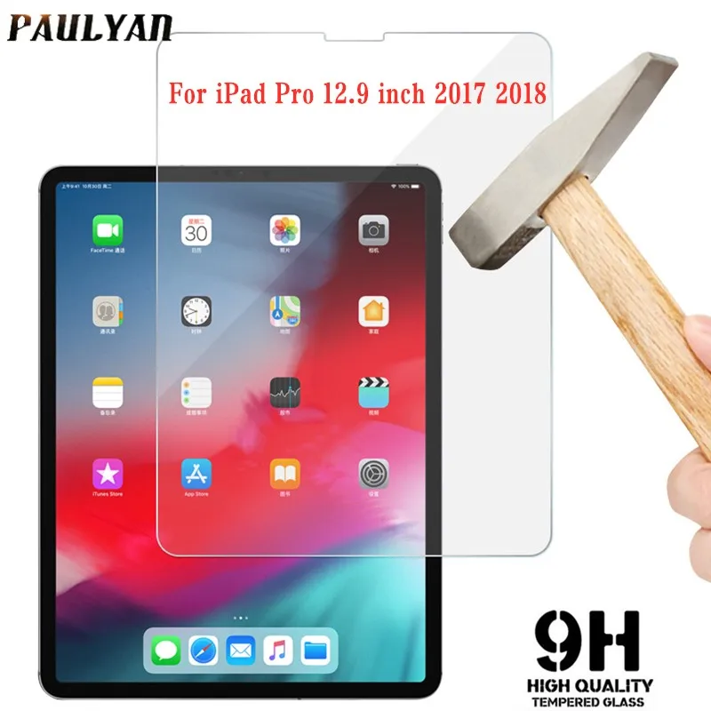 HD 9H Защитная пленка для экрана iPad Pro 12 9 закаленное стекло против царапин дюйма 2018 |