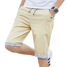 Прямая поставка летние однотонные повседневные мужские шорты-карго шорты размера плюс 4XL пляжные шорты M-4XL