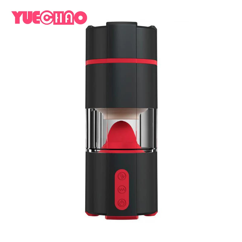  Tongue Licking Masturbation Cup Blowjob Oral Sex Machine Realistic Vagina Masturbator Automatic Air