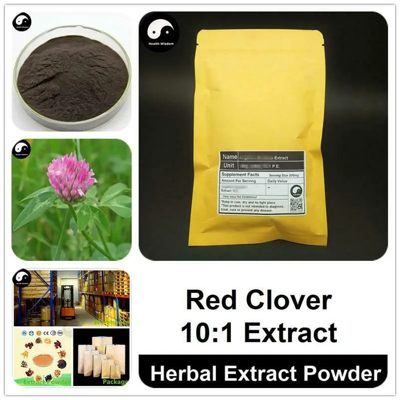 

Red Clover Extract Powder 10:1, Trifolium Pratense P.E., Hong Che Zhou Cao