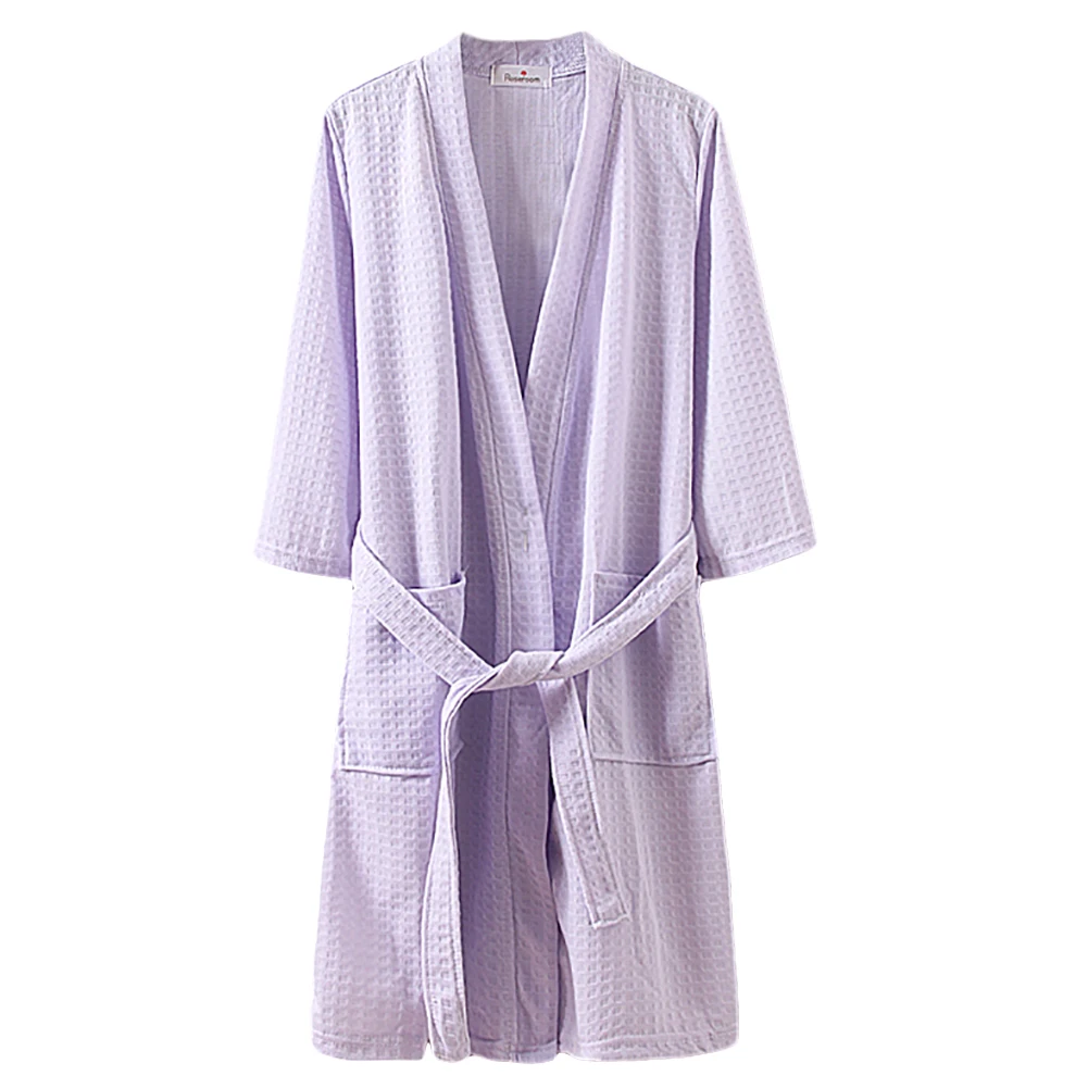 

Pregnant Nightgown Women Bathrobe with Belt Female Sleepwear Casual Dressing Gown Pregnancy Solid Robe Summer Lady Homewear